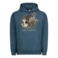 Pigment Midnight Navy Circa Survive Urban Hoodie - artisFamous