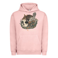 Pigment Salmon Circa Survive Urban Hoodie - artisFamous