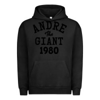 Pigment Black andre the giant 1980 Urban Hoodie - artisFamous