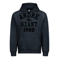 Navy andre the giant 1980 Urban Hoodie - artisFamous