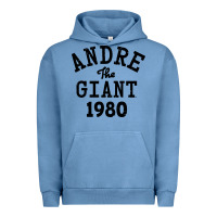 Pigment Pebble Blue andre the giant 1980 Urban Hoodie - artisFamous