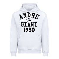White andre the giant 1980 Urban Hoodie - artisFamous