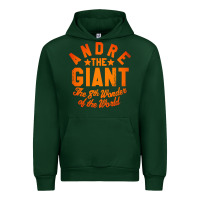 Forest Green andre the giant 8th wonder of the world Urban Hoodie - artisFamous