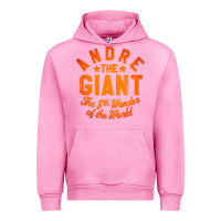 Fuchsia Pink andre the giant 8th wonder of the world Urban Hoodie - artisFamous