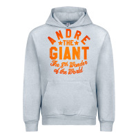 Heather Grey andre the giant 8th wonder of the world Urban Hoodie - artisFamous