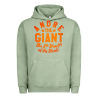 Pigment Oil Green andre the giant 8th wonder of the world Urban Hoodie - artisFamous