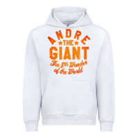 White andre the giant 8th wonder of the world Urban Hoodie - artisFamous
