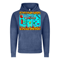 Vintage Denim Battery Life Of A Teacher Tumbler Vintage Hoodie - BundleAndBundleShop