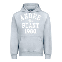 Heather Grey andre the giant 1980 Urban Hoodie - artisFamous