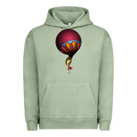 Pigment Oil Green Circa Survive Urban Hoodie - artisFamous