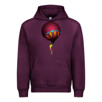 Mauve Wine Circa Survive Urban Hoodie - artisFamous
