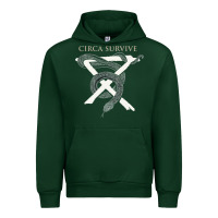 Forest Green Circa Survive Urban Hoodie - artisFamous