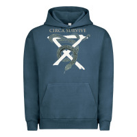 Pigment Midnight Navy Circa Survive Urban Hoodie - artisFamous
