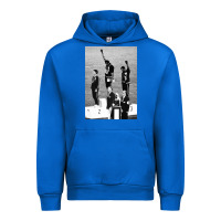 Cobalt black power black fist 1968 olympics Urban Hoodie - artisFamous