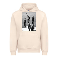Sandshell black power black fist 1968 olympics Urban Hoodie - artisFamous