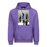 Tulip black power black fist 1968 olympics Urban Hoodie - artisFamous