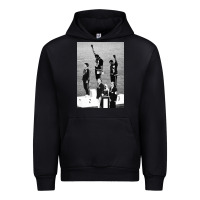 Black black power black fist 1968 olympics Urban Hoodie - artisFamous