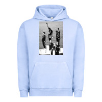 Pigment Grape Ice black power black fist 1968 olympics Urban Hoodie - artisFamous