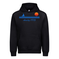 Black amity island 1975 Urban Hoodie - artisFamous
