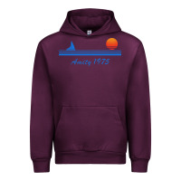 Mauve Wine amity island 1975 Urban Hoodie - artisFamous