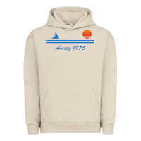 Pigment French Oak amity island 1975 Urban Hoodie - artisFamous