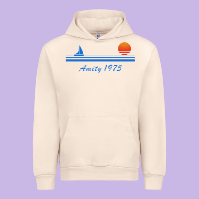 Amity Island 1975 Urban Hoodie Designed By Artisfamous