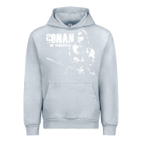 Heather Grey conan the barbarian vintage Urban Hoodie - artisFamous