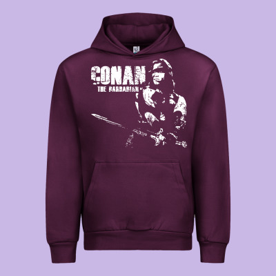Conan The Barbarian Vintage Urban Hoodie Designed By Artisfamous