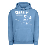 Pigment Pebble Blue conan the barbarian vintage Urban Hoodie - artisFamous