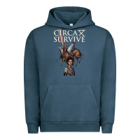 Pigment Midnight Navy Circa Survive Urban Hoodie - artisFamous