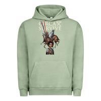 Pigment Oil Green Circa Survive Urban Hoodie - artisFamous