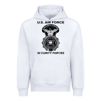 White air force security forces Urban Hoodie - artisFamous