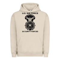 Pigment French Oak air force security forces Urban Hoodie - artisFamous