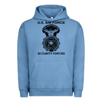 Pigment Pebble Blue air force security forces Urban Hoodie - artisFamous