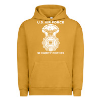 Pigment Peanut Butter air force security forces Urban Hoodie - artisFamous
