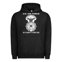 Pigment Black air force security forces Urban Hoodie - artisFamous