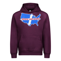 Mauve Wine Jimmy Eat World Urban Hoodie - artisFamous