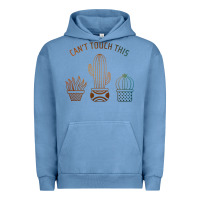 Pigment Pebble Blue cool cactus Urban Hoodie - artisFamous