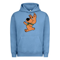 Pigment Pebble Blue scrappy doo fists Urban Hoodie - artisFamous