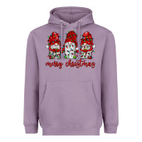 Lavender merry christmas gnome with christmas lights Heavyweight Hoodie - JahusDesignShop