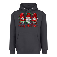 Smoke merry christmas gnome with christmas lights Heavyweight Hoodie - JahusDesignShop