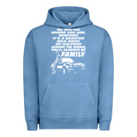 Pigment Pebble Blue fast and furious Urban Hoodie - artisFamous