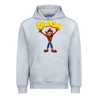 Heather Grey crash bandicoot Urban Hoodie - artisFamous