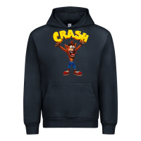 Navy crash bandicoot Urban Hoodie - artisFamous