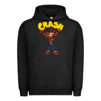 Pigment Black crash bandicoot Urban Hoodie - artisFamous