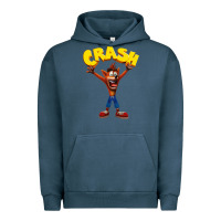 Pigment Midnight Navy crash bandicoot Urban Hoodie - artisFamous