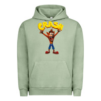 Pigment Oil Green crash bandicoot Urban Hoodie - artisFamous