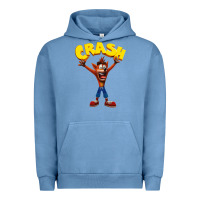 Pigment Pebble Blue crash bandicoot Urban Hoodie - artisFamous