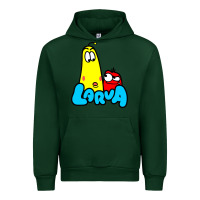 Forest Green larva cartoon Urban Hoodie - artisFamous