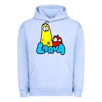 Pigment Grape Ice larva cartoon Urban Hoodie - artisFamous